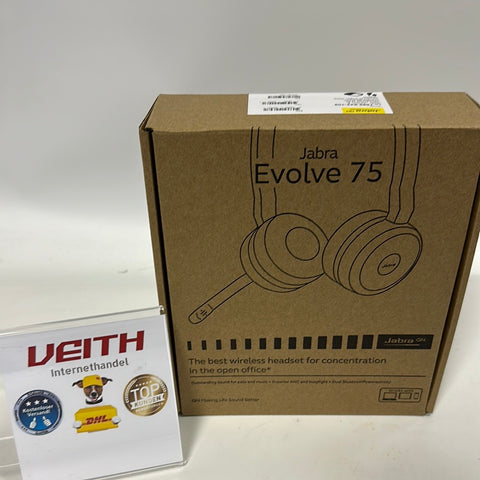 Jabra Evolve 75 SE Schnurloses Stereo-Headset -NEU&OVP✔️ / Differenzbesteuert nach §25a