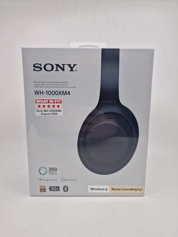 Sony WH-1000XM4 kabellose Bluetooth Noise Cancelling Kopfhörer (30h Akku, Touch Sensor, Headphones Connect App, Schnellladefunktion, optimiert für Amazon Alexa, Headset mit Mikrofon) Schwarz