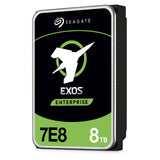 Seagate Exos 7E8 Enterprise Class 8TB interne Festplatte HDD, 3.5 Zoll, silber, Modellnr.: ST8000NM000A