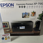 Epson Expression Premium XP-7100 3-in-1-Multifunktionsgerät Drucker (Scannen, Kopieren, WiFi, Ethernet, Duplex, Duplex-ADF, Einzelpatronen, 5 Farben, DIN A4), schwarz NEU&OVP✔️ / Differenzbesteuert nach §25a