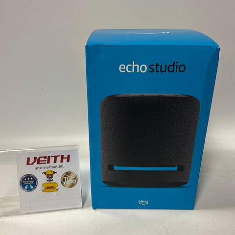 Echo Studio (Neueste Generation) | Der beste Klang, den unsere smarten WLAN- und Bluetooth-Lautsprecher je geboten haben – mit Dolby Atmos, 3D-Audio, Smart-Home-Hub und Alexa | Anthrazit NEU & OVP  ✔️