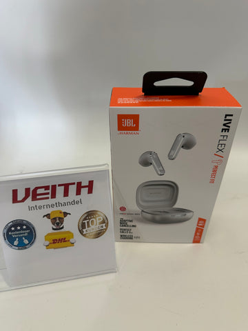 JBL Live Flex – In-Ear-Bluetooth-Kopfhörer mit 40 Stunden Akkulaufzeit – Silver NEU & OVP  ✔️