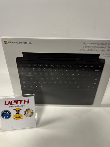 Microsoft Surface Pro Signature Keyboard (Schwarz) im Bundle mit Slim Pen 2 | kompatibel mit Surface Pro (11. Edition), Surface Pro 9 & Surface Pro 8