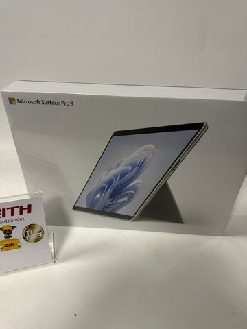 Microsoft Surface Pro 9, i5, 8GB RAM, 256GB SSD, Win 11 Home, 13 Zoll 2-in-1 Tablet/Laptop, Platin, powered by Intel Evo Plattform