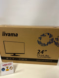 iiyama Prolite XU2492HSU-B1 60,5cm (23,8") IPS LED-Monitor Full-HD (VGA, HDMI, DisplayPort, USB2.0) Ultra-Slim-Line, schwarz NEU&OVP✔️ / Differenzbesteuert nach §25a