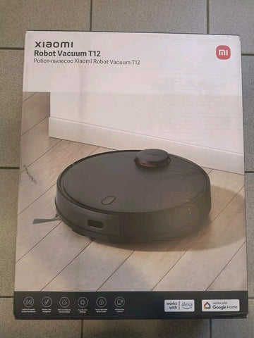 Xiaomi T12 Robot Vacuum, Smart Saugroboter mit Wischfunktion, Roboterstaubsauger mit 3500Pa, LiDAR Navigation, Hinderniserkennung, bis 130 Minuten Laufzeit, App-Steuerung, Teppich Tierhaare Hartböden