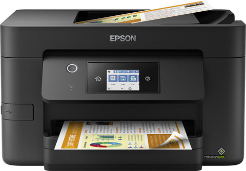 Epson WorkForce Pro WF-3820DWF 4-in-1 Tinten-Multifunktionsgerät (Druck, Scan, Kopie, Fax, ADF, WiFi, Ethernet, NFC, Duplex, Einzelpatronen, DIN A4), inkl. 4 Monate ReadyPrint Flex Tintentarif