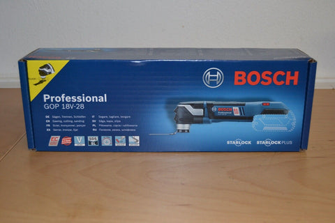 Bosch Professional 18V System Akku Multi Cutter GOP 18V-28 (Oszillationswinkel: 1,4°, ohne Akku/ Ladegerät)