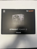 be quiet! Straight Power 12 1500W, ATX 3.0, 80 Plus Platinum, nahezu unhörbarer Silent Wings Lüfter, für PCIe 5.0 und PCIe 6+2 Grafikkarten, 2X 12VHPWR Kabel enthalten, BN340